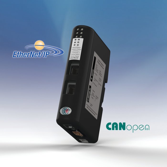 Interface de réseaux EtherNet/IP et CANopen grâce à la nouvelle passerelle Anybus® X-gateway™ CANopen